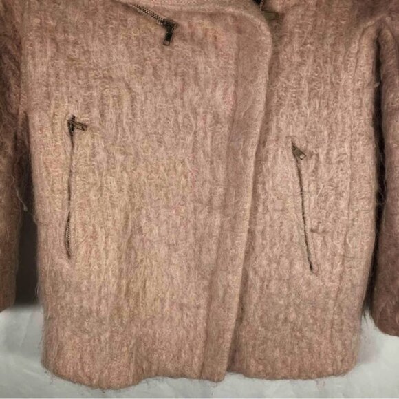 Zara Cozy Cream Teddy Jacket - Picture 4 of 5